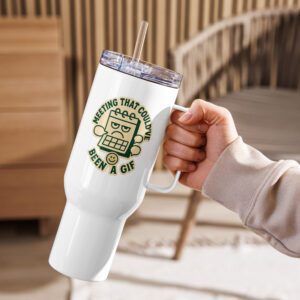 Travel Mug meeting that could´ve been a Gif