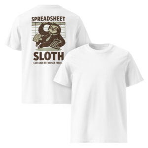 Spreadsheet Sloth tee