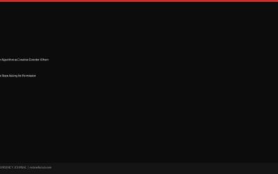 The Algorithm as Creative Director: When Data Stops Asking for Permission