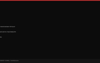 The Awards Submission: 40 Hours of Unpaid Labor for a Trophy Nobody Will Display