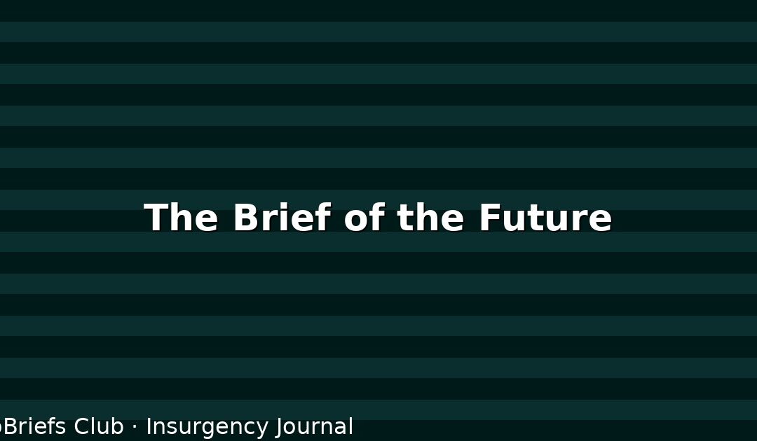 The Brief of the Future: Will AI Kill It, Transform It, or Just Make It Longer?