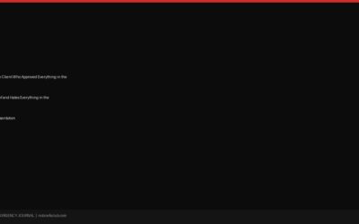 The Client Who Approved Everything in the Brief and Hates Everything in the Presentation