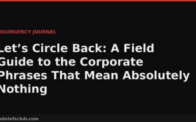 Let’s Circle Back: A Field Guide to the Corporate Phrases That Mean Absolutely Nothing